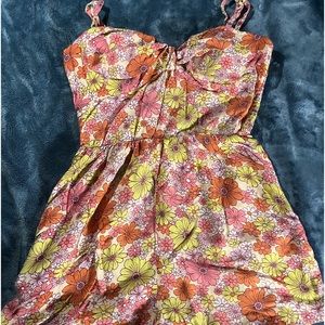 (s) A.W.U- Floral Romper